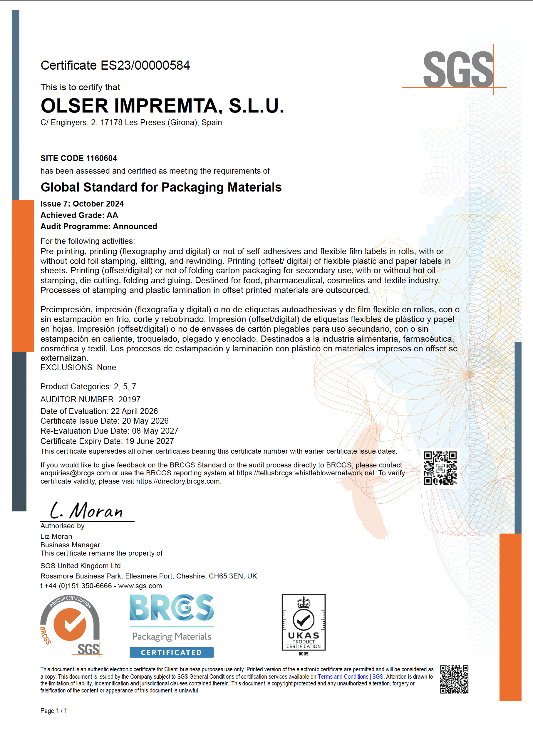 certificat
